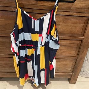 Extra large multicolor romper